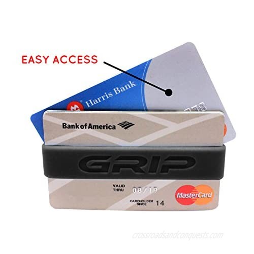 GRIP Money Bands (Set of 3) Minimalist Wallet Money Clip Alternative