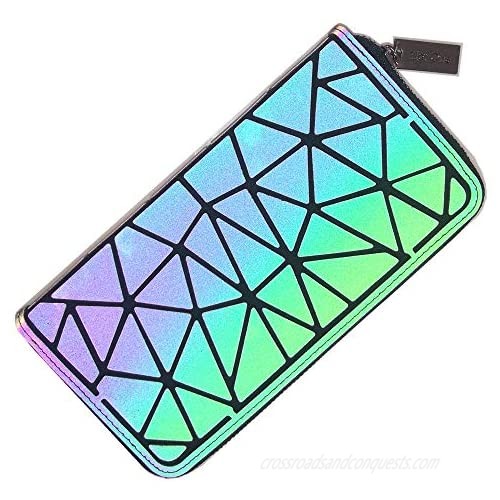 Hotone Luminous Purses for Women Holographic Backpacks and Crossbody Bag Fanny Pack Tote bag Wallet Collection