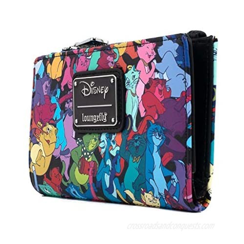 Loungefly Disney Aristocats Jazzy Cats Faux Leather Flap Wallet
