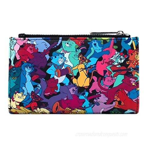 Loungefly Disney Aristocats Jazzy Cats Faux Leather Flap Wallet