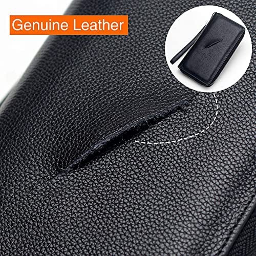 Women RFID Blocking Wallet Leather Zip Around Phone Clutch Large Travel Purse Wristlet