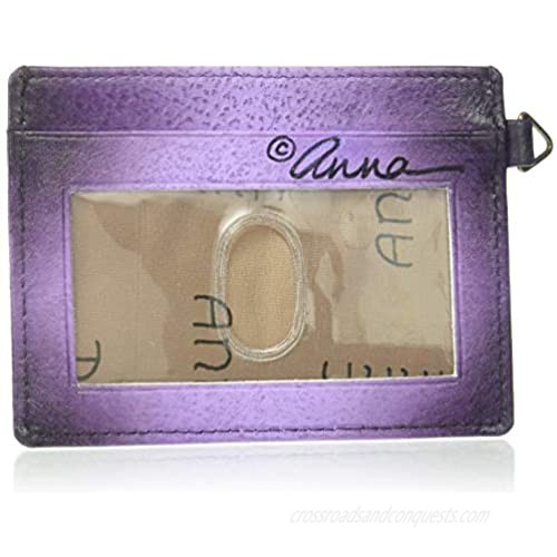 Anna by Anuschka Hand Painted Leather Women's Credit Card CASE