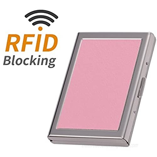 RFID Credit Card Holder Metal Wallets Credit Card Protector Business Card Holder for Women or Men