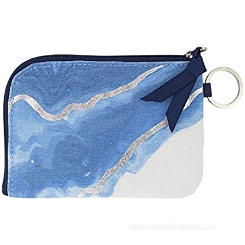 Capri Designs ID Case With Keyring  Zipper  and Clear ID Display Window