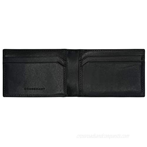 DRAKEHAUT Slim Italian Vegetable Tann Genuine Leather Dual Card Holder Minimalist RFID Blocking Credit Card Case - 10 CC