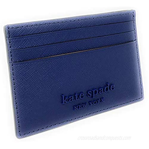 Kate Spade New York Small Card Holder Case Wallet Deep Navy Blue