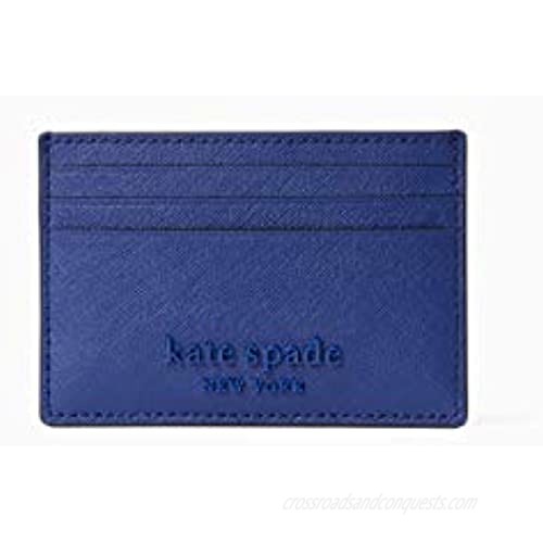 Kate Spade New York Small Card Holder Case Wallet Deep Navy Blue