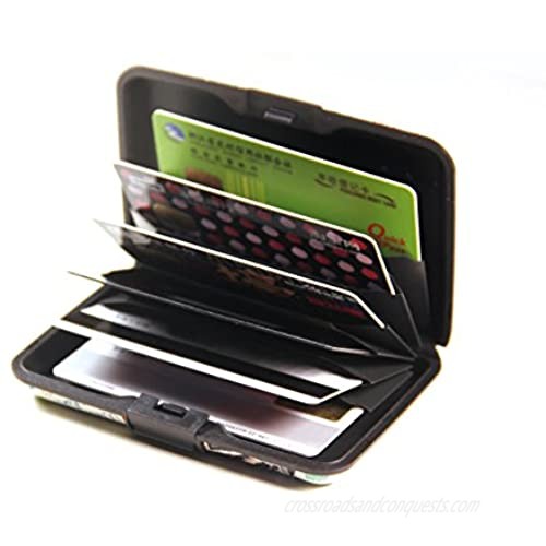 TBS RFID Blocking Card Holder Case-6 Slots-Beautiful Pattern-08