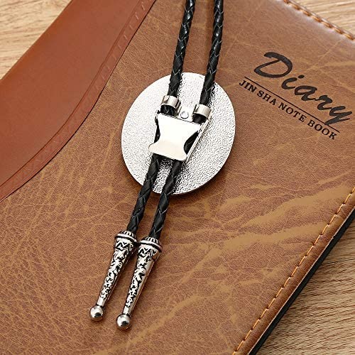 KDG Native American Southwest Western Cowboy Bolo Tie for Man Vintage Indian material