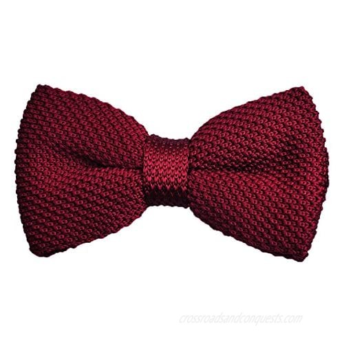Alizeal Men's Knitted Bow Tie Knitting Casual Tuxedo Bowties