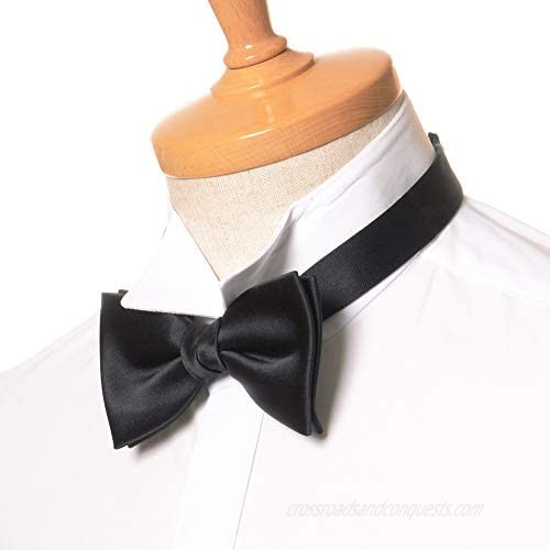 EXCY FORMAL COLLECTION Square Bow Tie Using 100% Silk Fabric