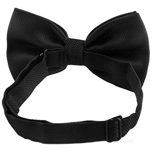 Man of Men - Pre-Tied Formal Tuxedo Bowtie - Adjustable Length - Huge Variety Colors Available
