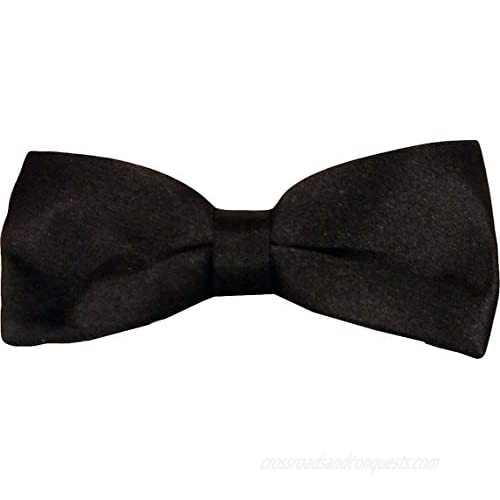 Mens Formal Black Bow-Tie for a Tuxedo