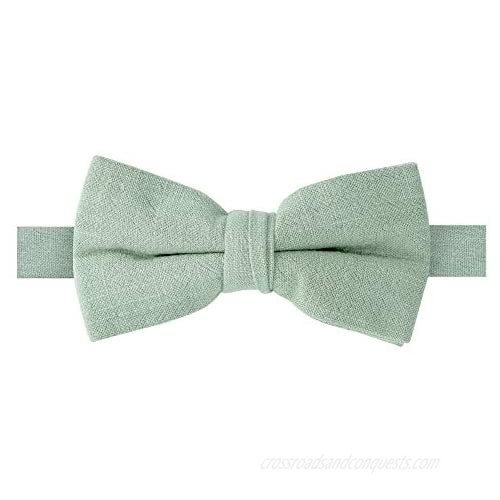Spring Notion Men's Linen Blend Bow Tie