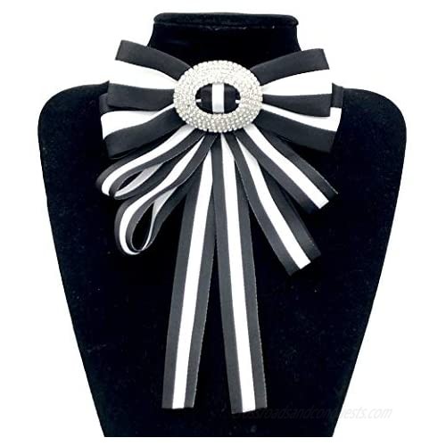 Womens great bow pin Pre-Tied Neck Tie Shirt Dress Collar For Wedding Party Bow Tie
