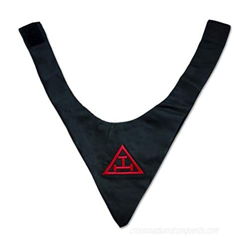 Royal Arch Satin Masonic Cravat - [Black]