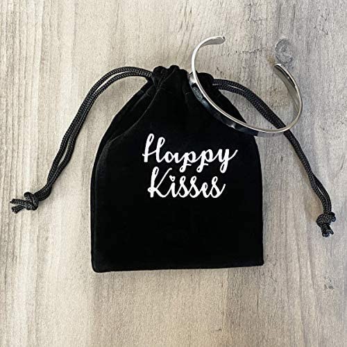 Happy Kisses Horse Bracelet – Horse Gift for Horseback Riders – “Ride More – Worry Less – Love Horses” Cute Cuff for Women & Girls