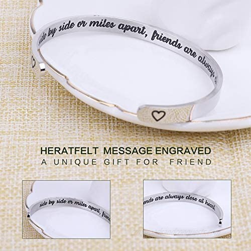 Hidden Message Bracelet -Great Friend Gifts Friendship Jewelry Come with Gift Box & Cute Card Perfect Gifts for Birthday Holiday More