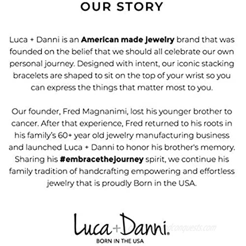 Luca + Danni | Anchor Bangle Bracelet For Women Made in USA