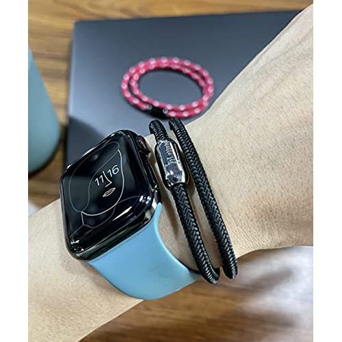 Matte Stone Nautical Rope Bracelet With Stainless Steel Magnetic Clasp and Colorful Rope for Men & Women