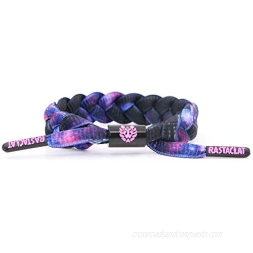 RASTACLAT Galaxy Shoelace Bracelet (Purple Print)