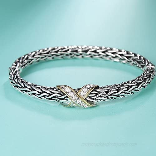 UNY Fashion Brand Hardy Jewelry Wire Cross Vintage Bangle Elegant Beautiful