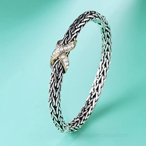 UNY Fashion Brand Hardy Jewelry Wire Cross Vintage Bangle Elegant Beautiful