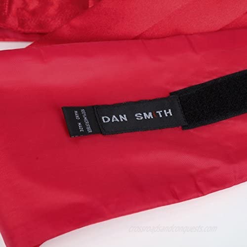 Dan Smith Men's Fashion Multicolored Solid Cummerbund for Party With Box