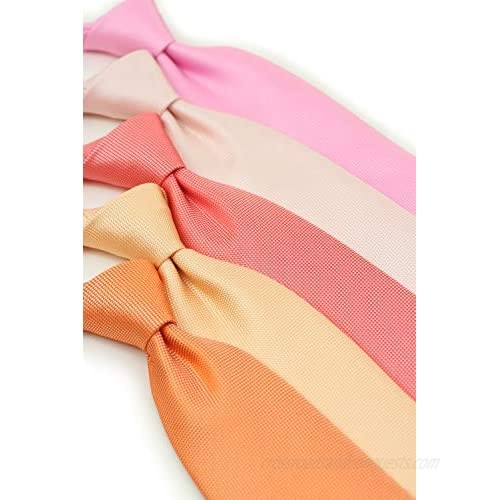 Bows-N-Ties Men's Necktie Solid Micro-Texture Microfiber Matte Tie 3.1 Inches