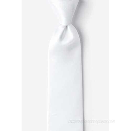 Elite Solid's Silk Handmade Wedding Tie Mens + Boys Necktie