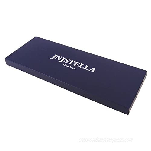 JNJSTELLA Men's Cotton Solid Skinny Necktie 2 Tie