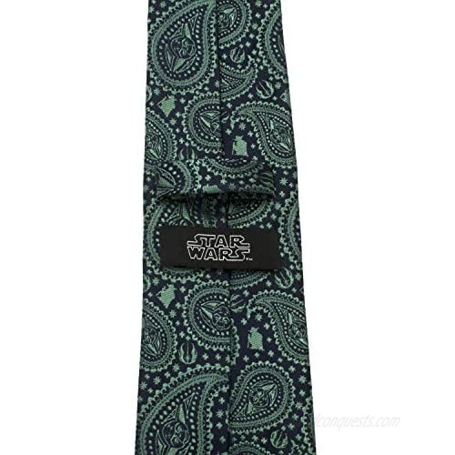 Star Wars Yoda Paisley Green Men’s Dress Tie
