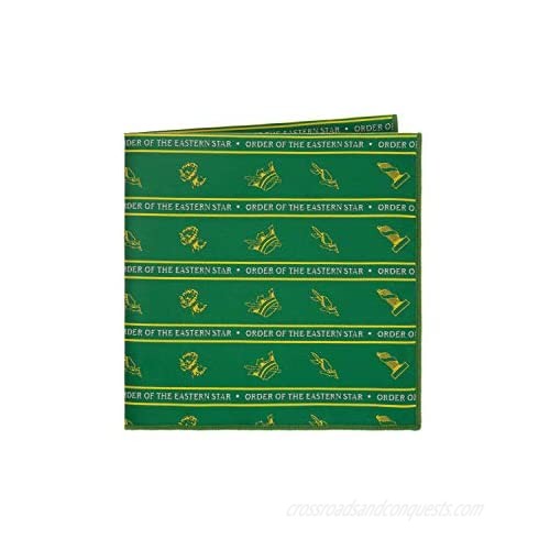 Order of the Eastern Star Pocket Square by Masonic Revival (Green)