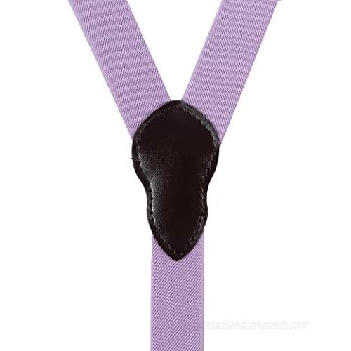 Shark Tooth Boys' Men's Suspenders and Bow Tie Set Y-Back Adjustable