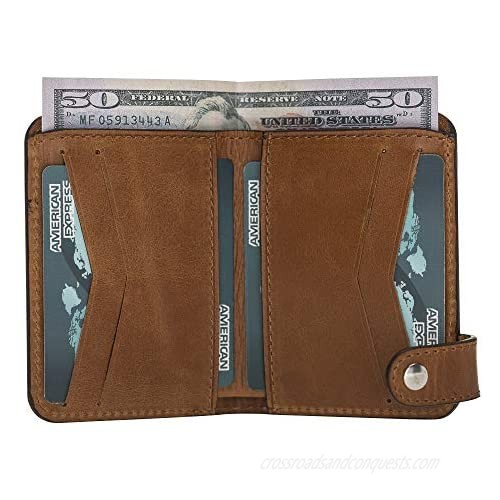 Bouletta Genuine Leather Thin Business Card Case Minimalist Wallet