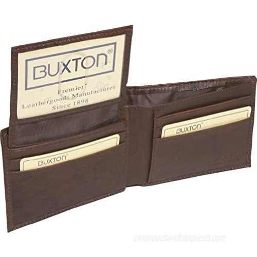 Buxton Dakota Credit Card Billfold - Black