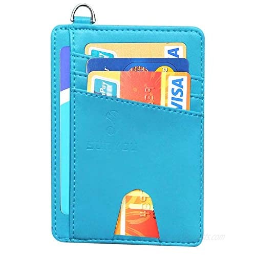 Credit Card Holder Slim Minimalist RFID Block ID Card Wallet For Man & Women