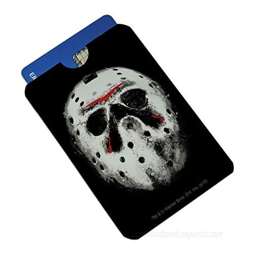 Friday the 13th Jason Mask Credit Card RFID Blocker Holder Protector Wallet Purse Sleeves Set of 4