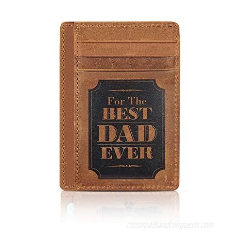 Gifts for Dad  Dad Gifts for Christmas  Slim Minimalist Wallet Card Holder RFID Blocking