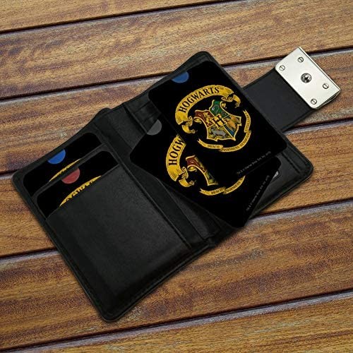 Harry Potter Ilustrated Hogwart's Crest Credit Card RFID Blocker Holder Protector Wallet Purse Sleeves Set of 4