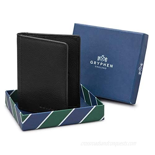 Hoxton Two Fold Leather Credit Card Case by Gryphen - RFID Secure