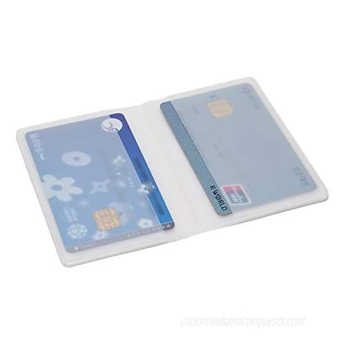 JNJSTELLA 20 Card Plastic Wallet Insert for ID Business Credit Cards Holder