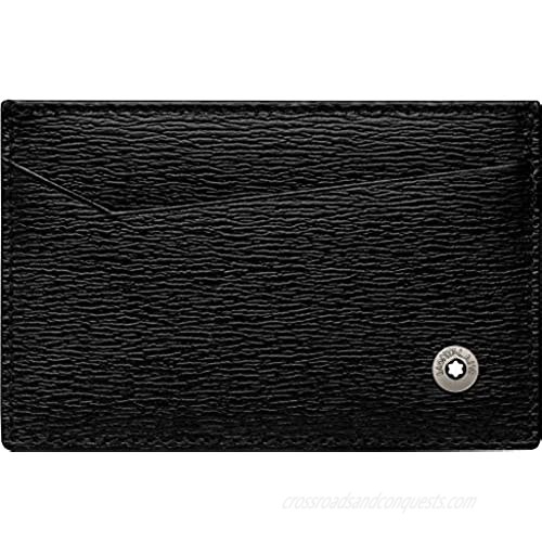 Montblanc 4810 Westside Men's Small Leather Pocket Card Holder 2CC 116385  Black