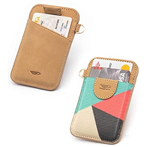 POCKT Slim Card Holder Wallet For Men and Women - Minimalist Front Pocket Wallet Elastic Credit Card Holder Genuine Leather RFID Blocking Card Case Wallets | Cross
