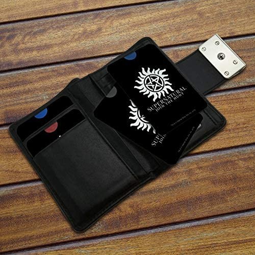 Supernatural Anti Possession Symbol Credit Card RFID Blocker Holder Protector Wallet Purse Sleeves Set of 4