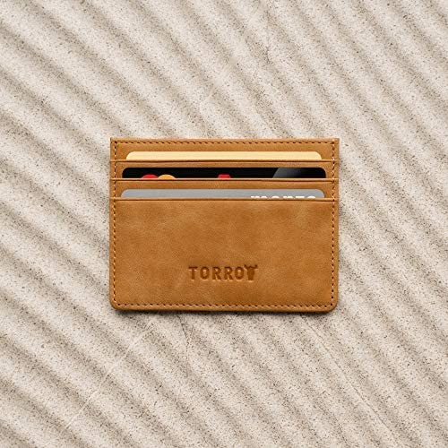 TORRO Genuine USA Leather Credit Card and Business Card Holder