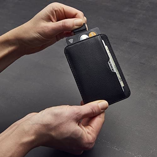 Vaultskin CHELSEA Slim Minimalist Leather Mens Wallet with RFID Blocking Front Pocket Credit Card Holder