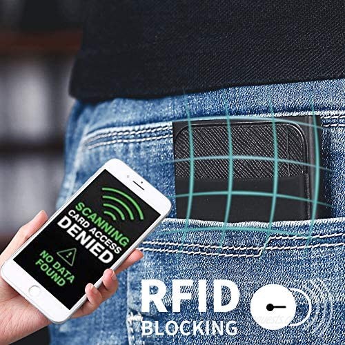 Aluminum Wallet Pop Up Card - RFID Slim Card Case with Elastic Cash Coin Pocket