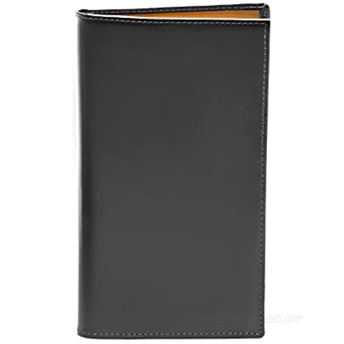 Ettinger Bridle Hide Collection Coat Wallet with 8 Credit Card Slips Grey and London Tan