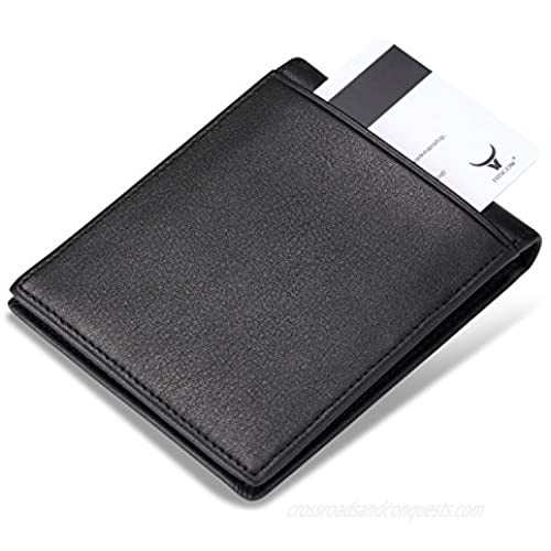 HISCOW Bifold Driver License Holder with a Front Card Slot - Italian Calfskin